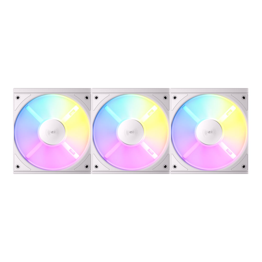Antec Connect 120 ARGB PWM Fan 3 Pack – White Antec