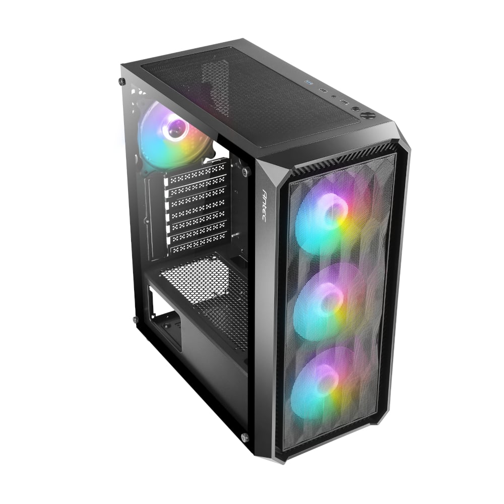 Antec NX292 ATX | Micro-ATX | ITX ARGB Mid-Tower Gaming Chassis – Black Antec