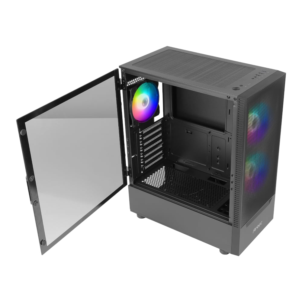 Antec NX410 V2 ATX | Micro-ATX | ITX ARGB Mid-Tower Gaming Chassis – Black Antec