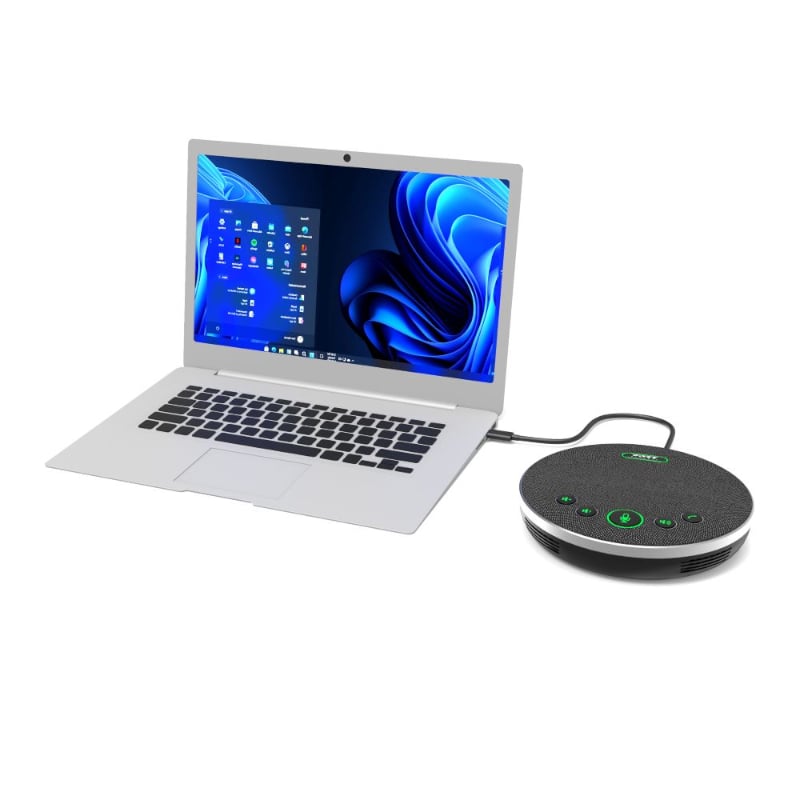 Port Connect Conference Room Speaker with Omidirectional Microphone Port