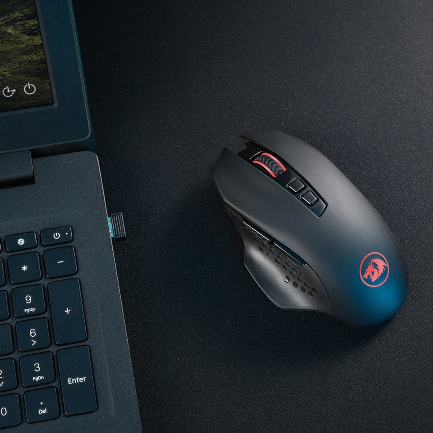Redragon GAINER M656 Wireless Gaming Mouse 4000DPI – Black REDRAGON