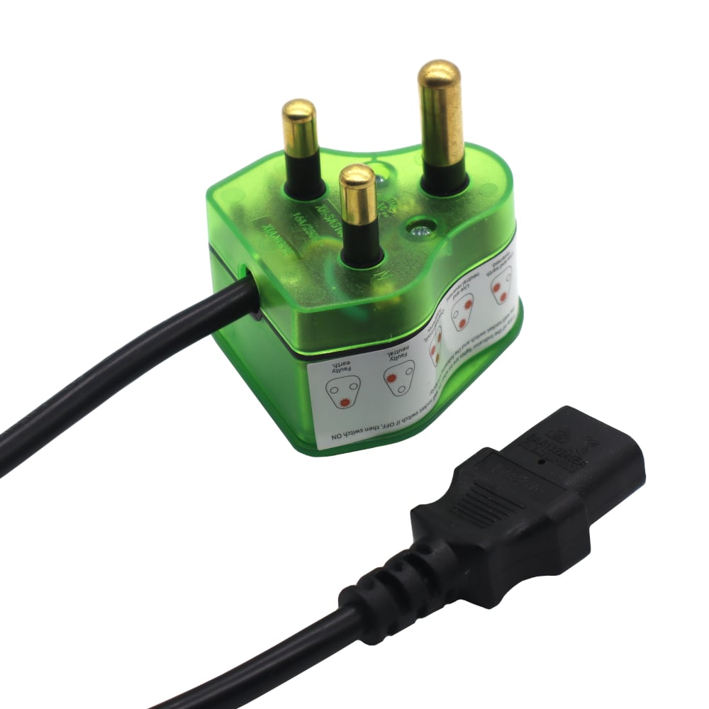 Gizzu Surge Protector 10A Kettle Plug Cable 1.5M Gizzu