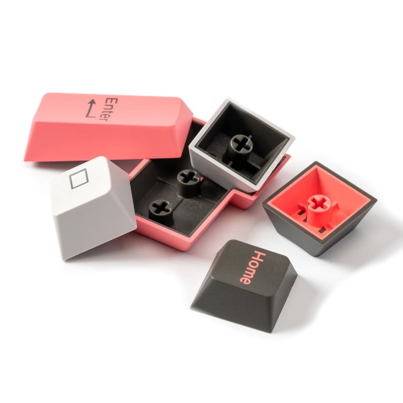 Keychron Double Shot Cherry PBT Keycap Full Keycap Set – Dolch Pink Keychron