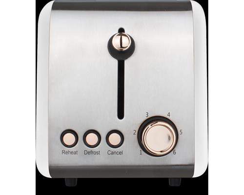 Mellerware Stainless Steel White with Rose Gold Trimming Mellerware