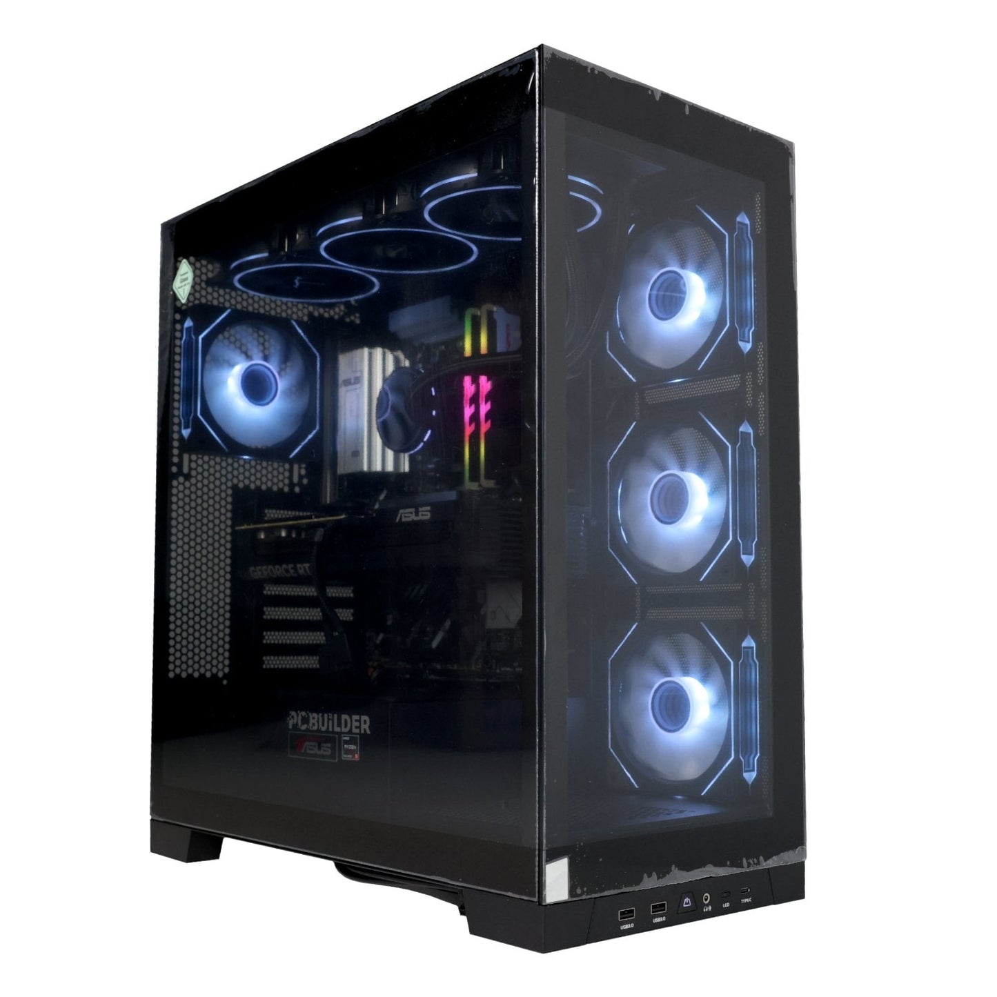PCBuilder Ryzen 5 7600 MAVERICK Windows 11 Gaming PC PCBuilder