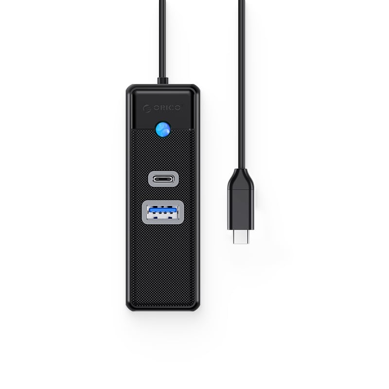 ORICO HUB TYPEC 3 PORT W/ GBE 50CM BK Orico