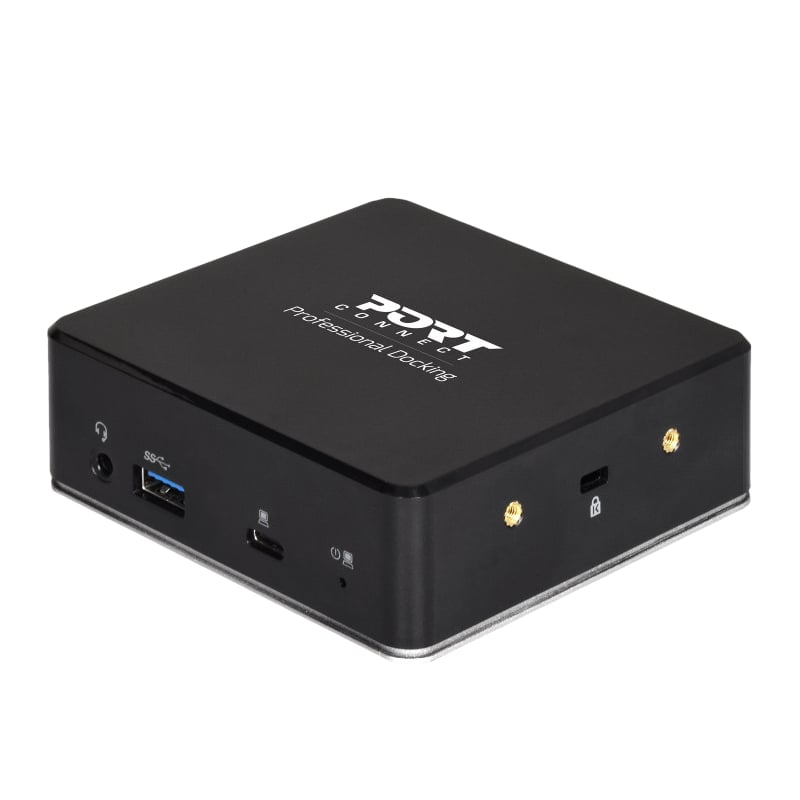 Port USB Type-C to 1 x RJ45|2 x USB3.1 Gen1|2 x HDMI|1 x Type-C|1 x USB3.1 Gen1 | Apple Charging 2.4A|1 x Aux Dock – Black Port