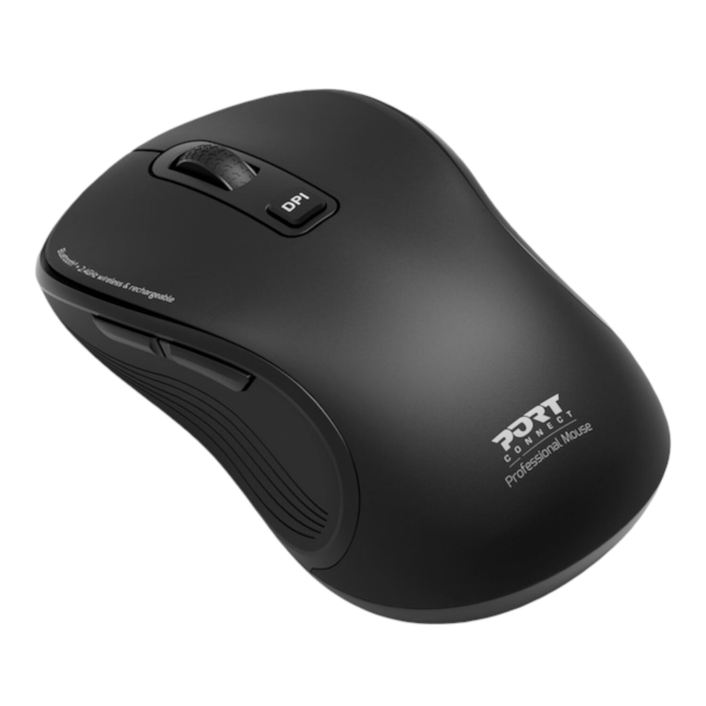 Port Connect Essential Bluetooth Wireless Rechargeable Mouse Port