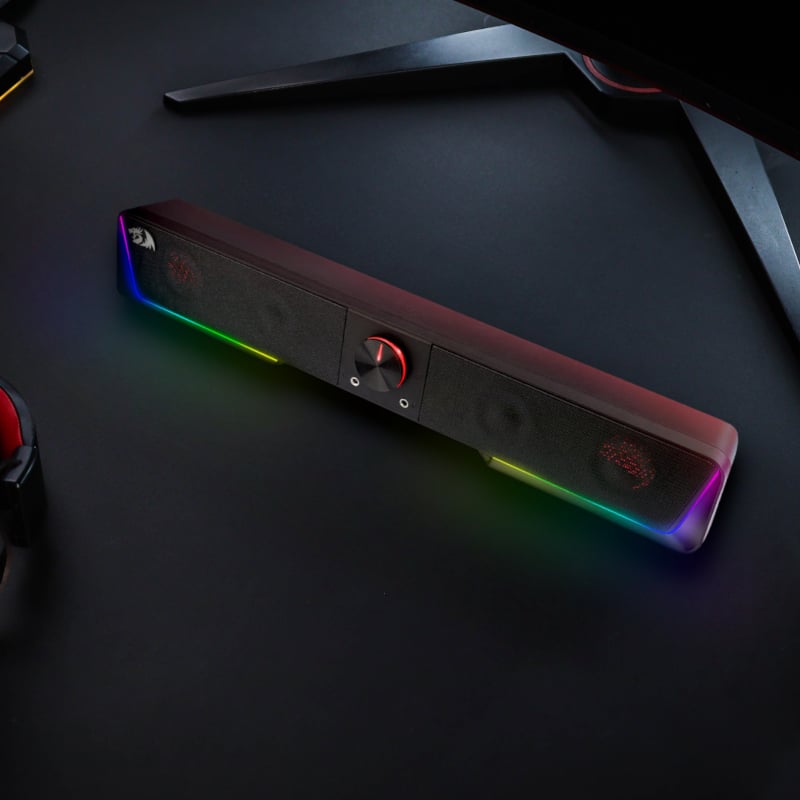 REDRAGON 2.0 DARKNET PC Gaming Speaker – Black Redragon