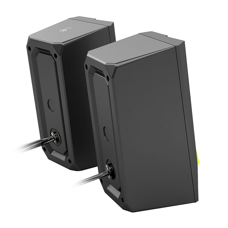 REDRAGON 2.0 Satellite Speaker ANVIL 2 x 3W RGB USB|Aux Gaming Speaker – Black Redragon