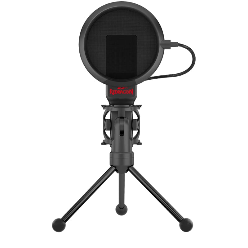 REDRAGON SEYFERT 3.5mm Aux Gaming Mic and Tripod – Black Redragon