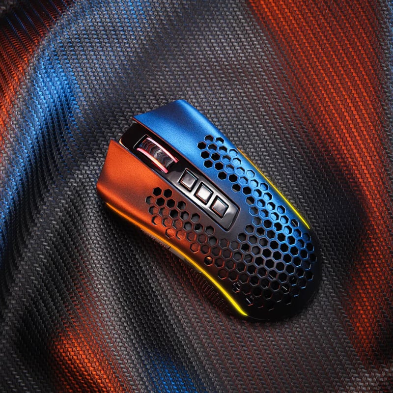 REDRAGON STORM 12400DPI 7 Buttons|Ergonomic Design|P3327 Optical Sensor|Lightweight Body|RGB Backlit gaming Mouse – Black Redragon