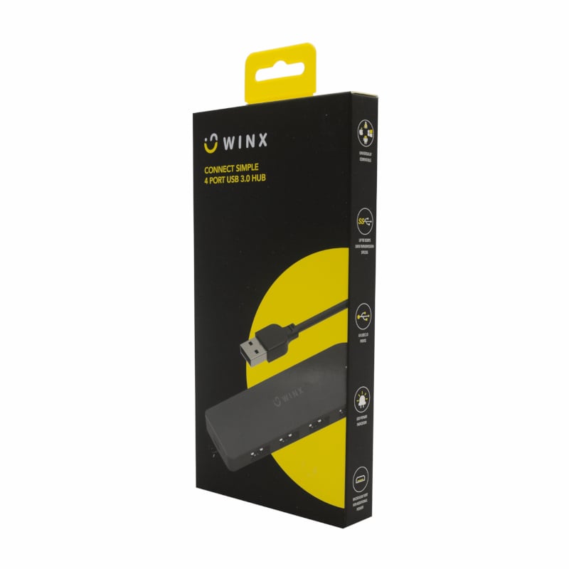 WINX CONNECT Simple USB3 4 Port Hub WINX