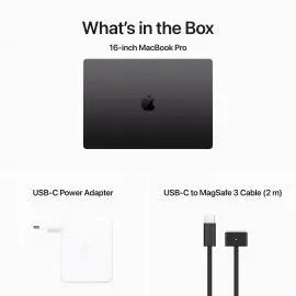 16-inch MacBook Pro: Apple M3 Pro chip with 12‑core CPU and 18‑core GPU, 36GB, 512GB SSD - Space Black Apple