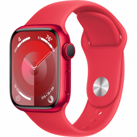 Apple Watch Series 9 GPS 41mm (PRODUCT)RED Aluminium Case with (PRODUCT)RED Sport Band