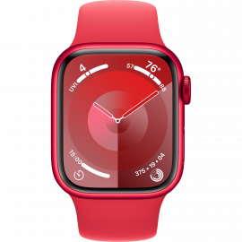 Apple Watch Series 9 GPS 41mm (PRODUCT)RED Aluminium Case with (PRODUCT)RED Sport Band