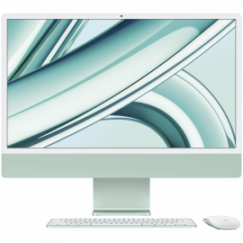 24-inch iMac with Retina 4.5K display: Apple M3 chip with 8‑core CPU and 10‑core GPU, 256GB SSD