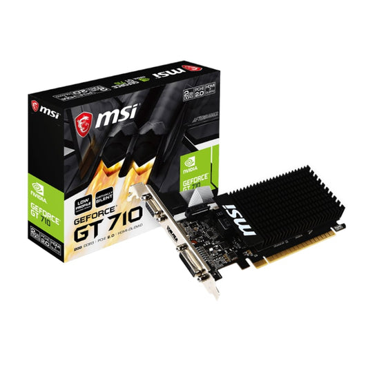 MSI Nvidia GeForce GT 710 2GD3H 2GB 64-BIT Graphics Card MSI