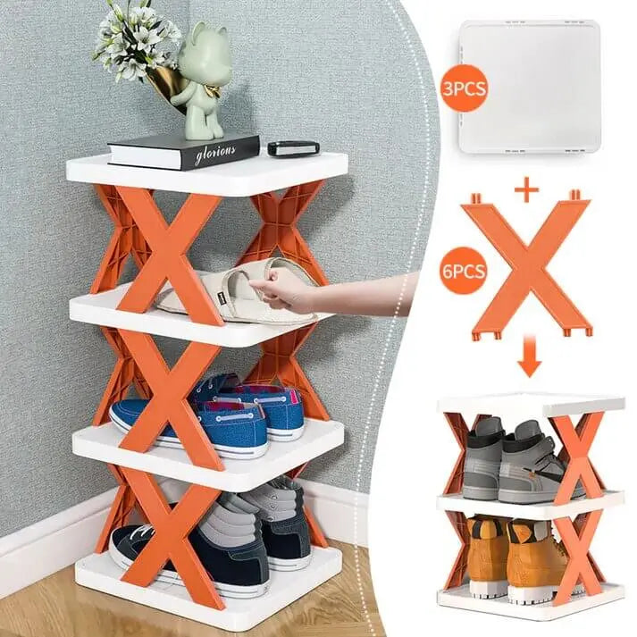 3 Tier Shoe Stackable Storage Rack Organizer Y.M Techprops