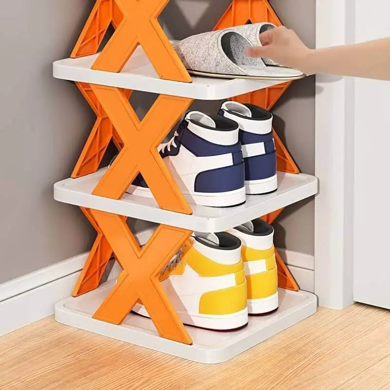 4 Tier Shoe Stackable Storage Rack Organizer Y.M Techprops