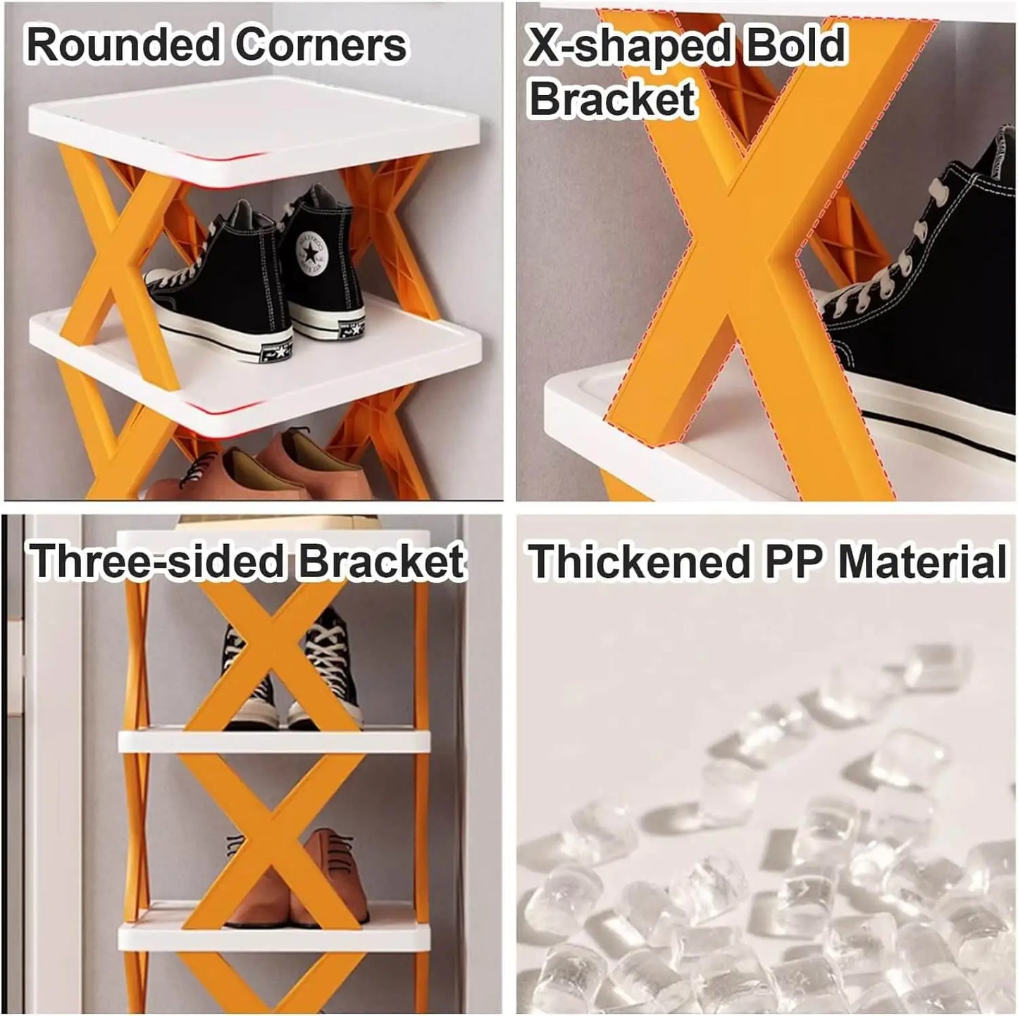 6 Tier Shoe Stackable Storage Rack Organizer Y.M Techprops