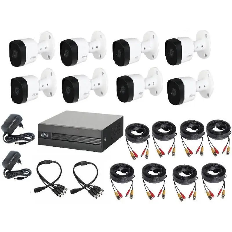 8 Channel 8 Way Wireless CCTV Camera Surveillance Kit Y.M Techprops