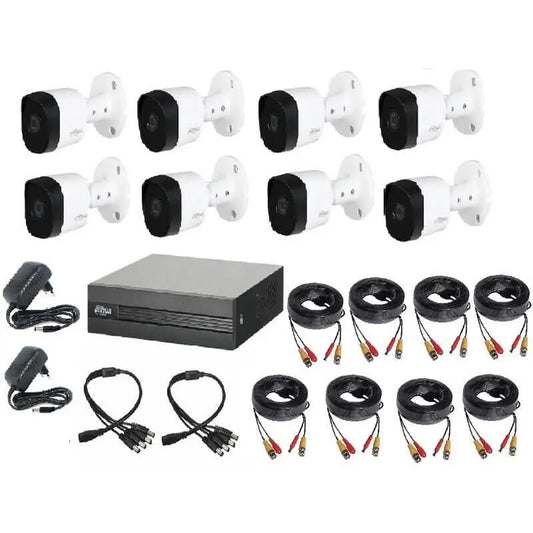 8 Channel 8 Way Wireless CCTV Camera Surveillance Kit Y.M Techprops