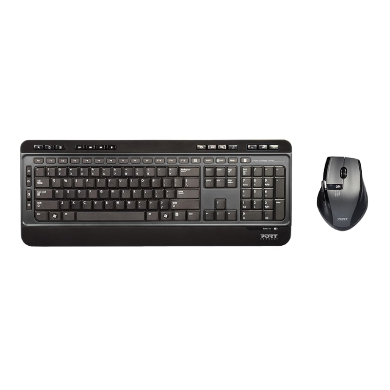 Port Wireless Keyboard and Mouse Combo Port