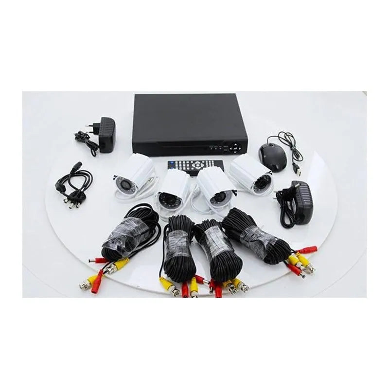 AHD4 Channel CCTV Security System with Internet Product image AHD4 Channel CCTV Security System with Internet Y.M Techprops