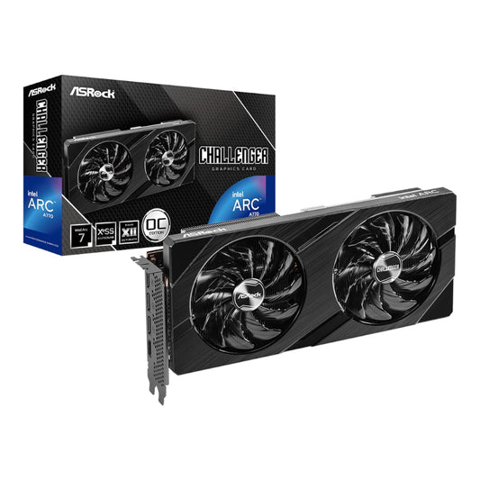 ASRock Intel Arc A770 Challenger OC 16GB GDDR6 256-BIT Graphics Card ASRock
