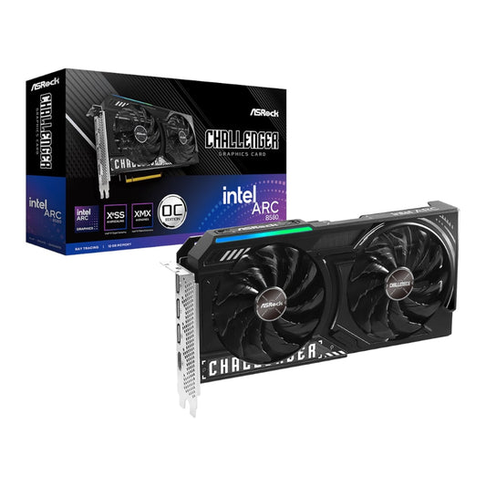 ASRock Intel Arc B580 Challenger OC 12GB GDDR6 192-BIT Graphics Card ASRock