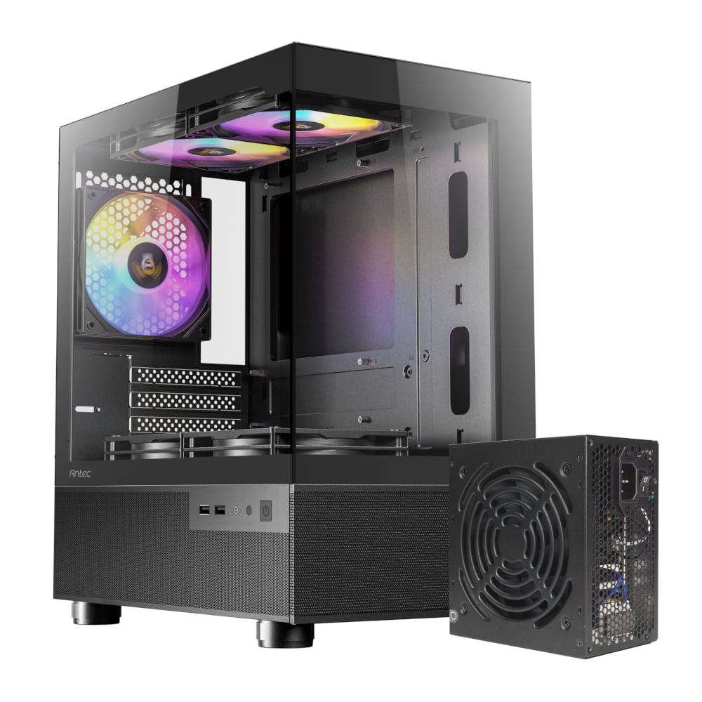Antec CX200M Elite Gaming Chassis and Atom B650 Power Supply Expert Combo MSI