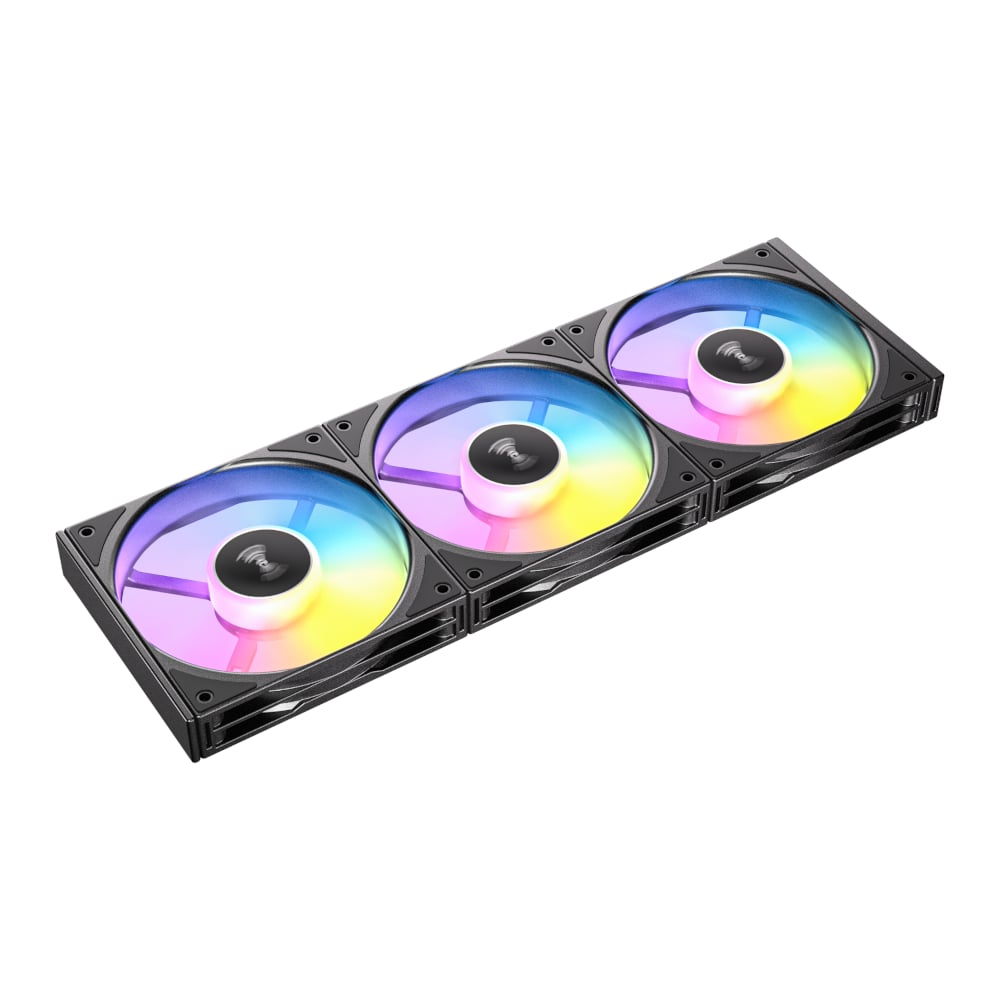 Antec Connect 120 Reverse ARGB PWM Fan 3 Pack – Black Antec