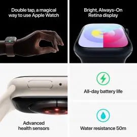 Apple Watch Series 9 GPS 41mm (PRODUCT)RED Aluminium Case with (PRODUCT)RED Sport Band Apple