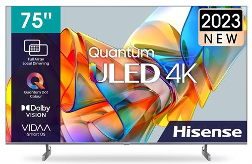 Hisense 75" Class U6K Series Quantum ULED 4K UHD Smart TV