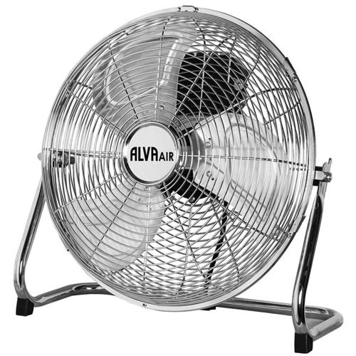 Alva Air 50cm High Velocity Chrome Floor Fan Alva