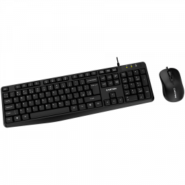 CANYON SET-1 EN Keyboard+Mouse Wired Black CANYON