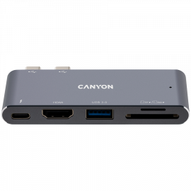 CANYON hub DS-5 5in1 Thunderbolt 3 4k Space Grey CANYON