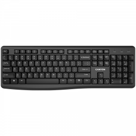 CANYON keyboard HKB-W50 EN Multimedia Wireless Black CANYON