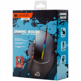 CANYON mouse Apstar GM-12 RGB 6buttons Wired Dark Grey