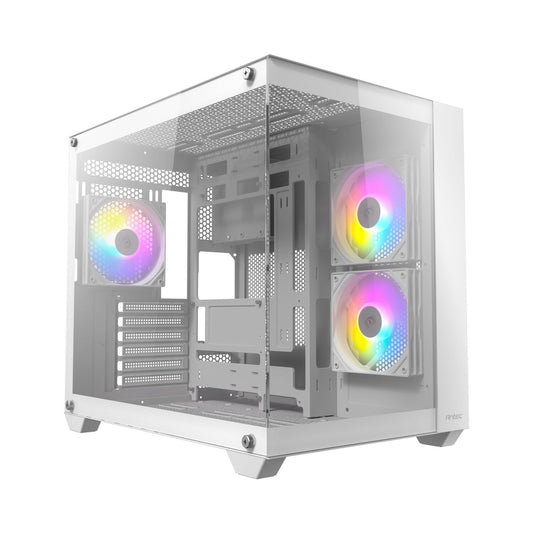 Antec CX800 ARGB ATX Dual Chamber Gaming Chassis – White Antec