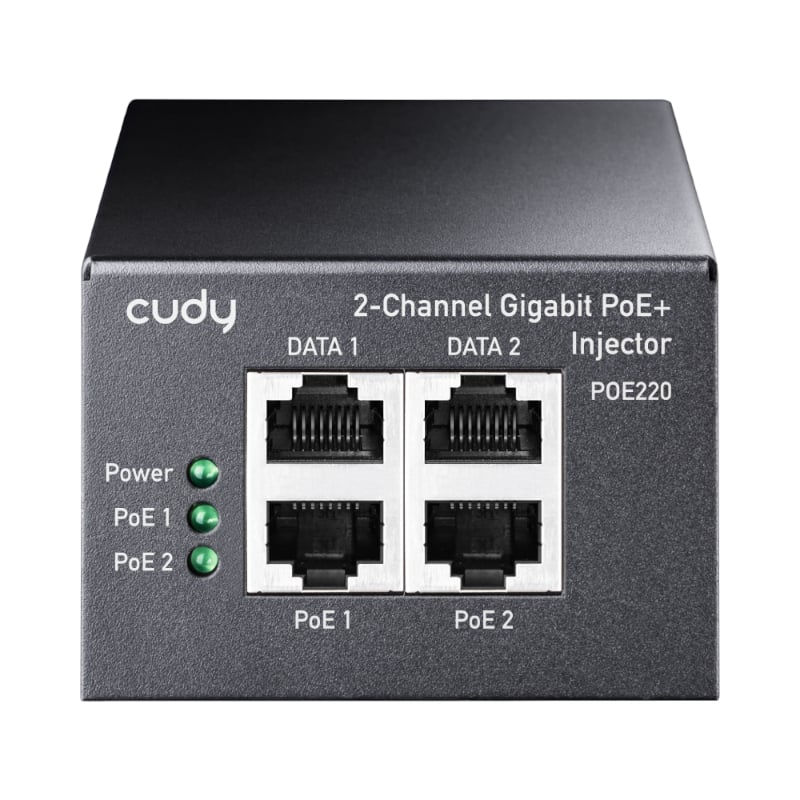 Cudy 2-Channel 30W Gigabit PoE+ Injector Cudy