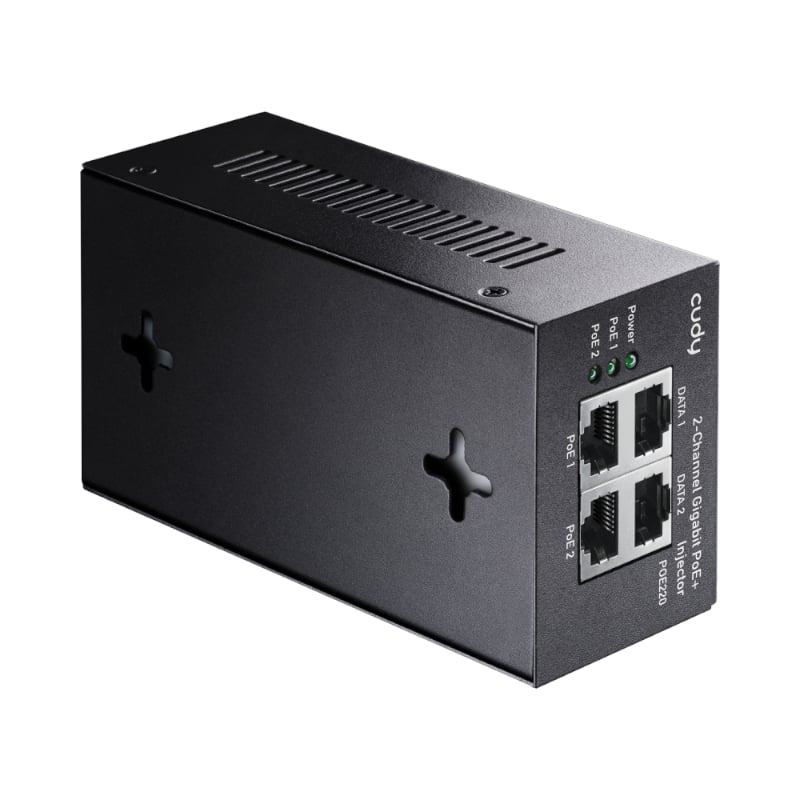 Cudy 2-Channel 30W Gigabit PoE+ Injector Cudy