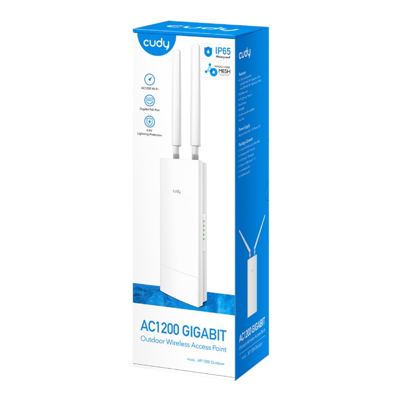 Cudy AC1200 Gigabit Dual Band Ceiling Access Point – Outdoor Cudy