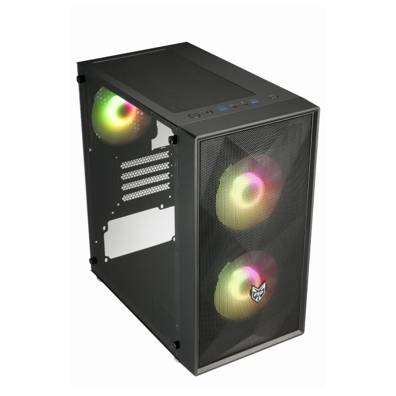 FSP CST130A Micro-ATX Gaming Chassis – Black FSP