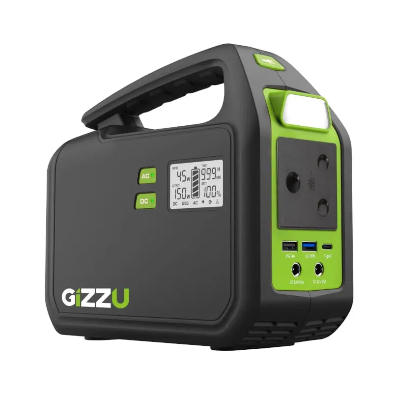 GIZZU 242Wh Portable Power Station 1 x 3 Prong SA Plug Point GIZZU