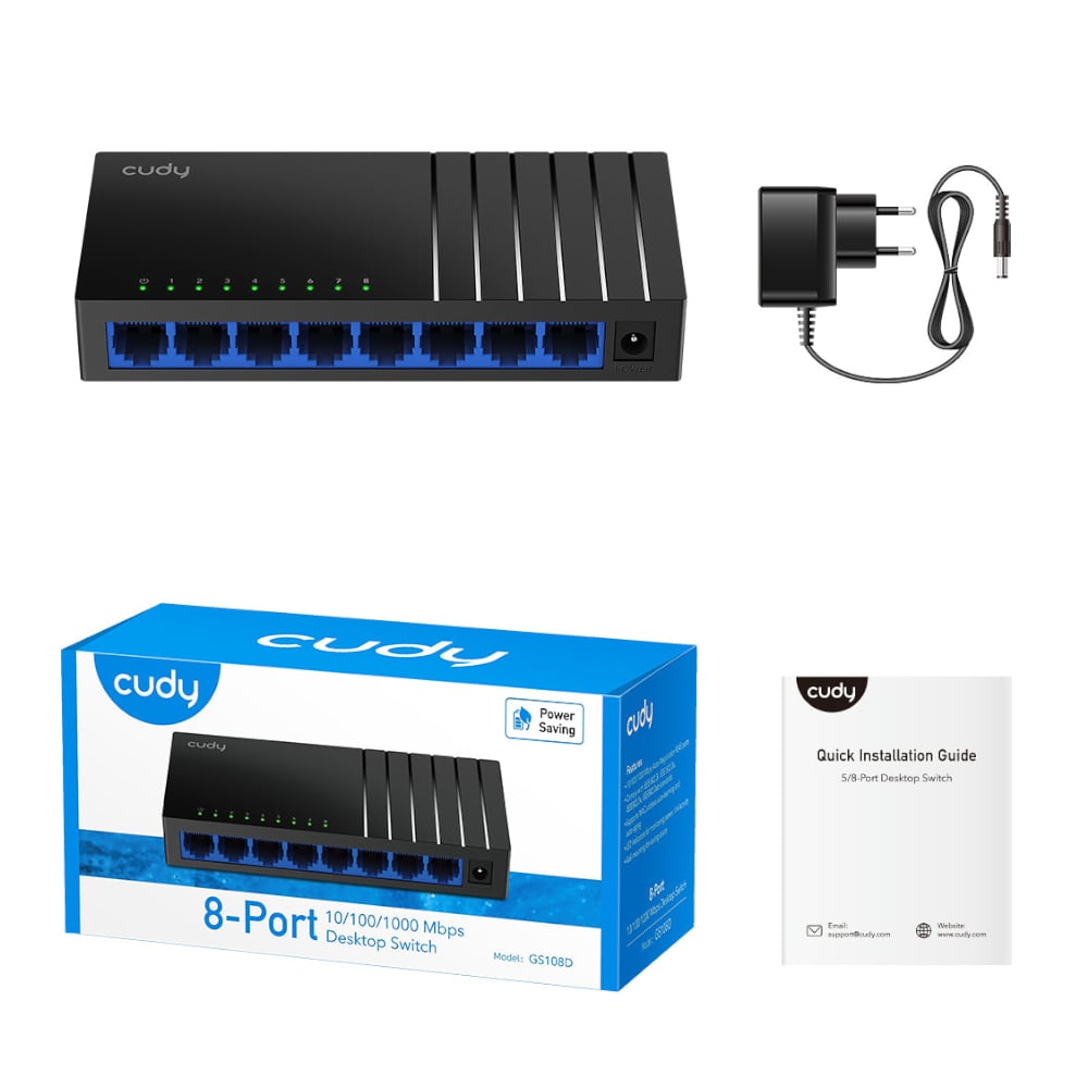 Cudy 8-Port Gigabit Desktop Switch Cudy