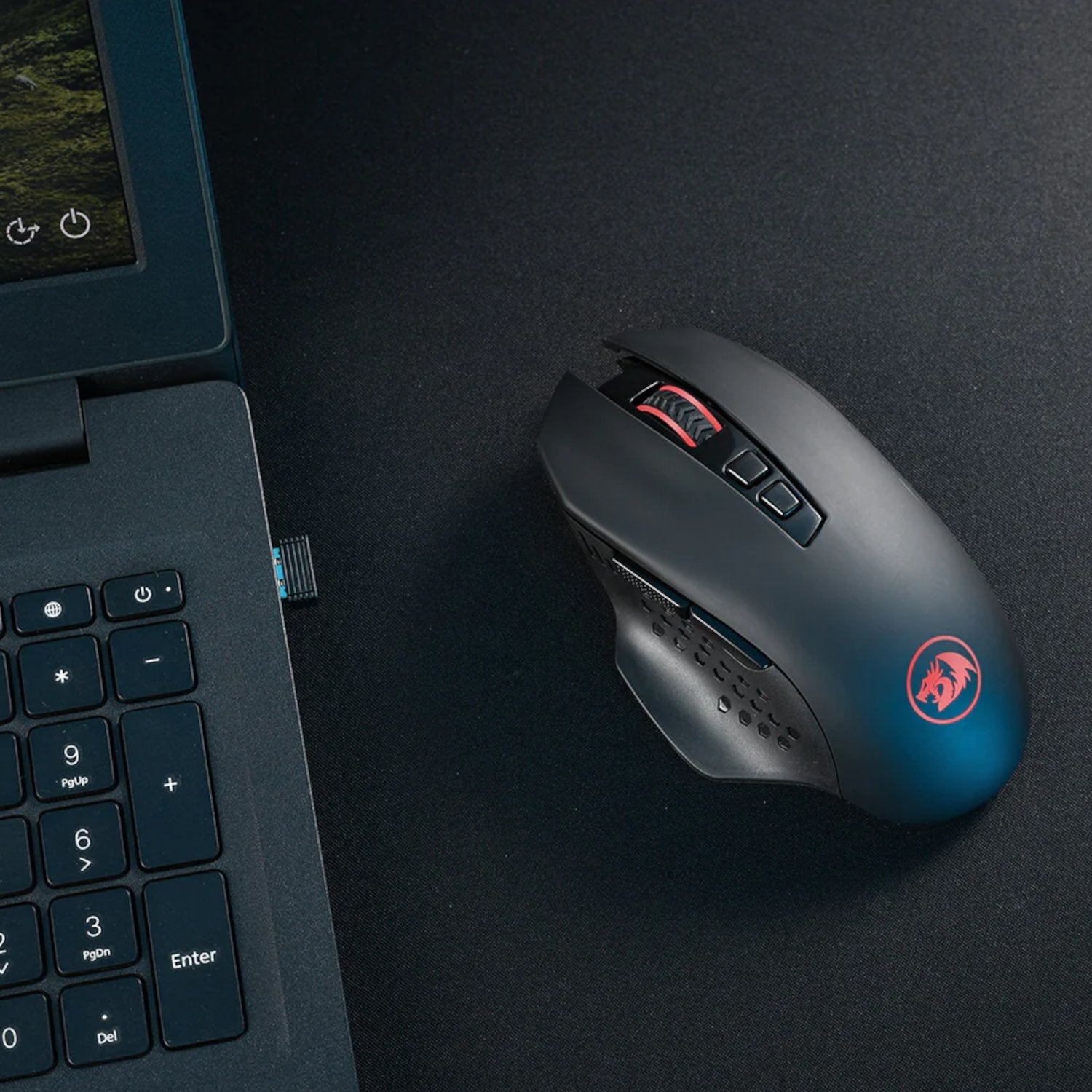 Redragon GAINER M656 Wireless Gaming Mouse 4000DPI – Black REDRAGON