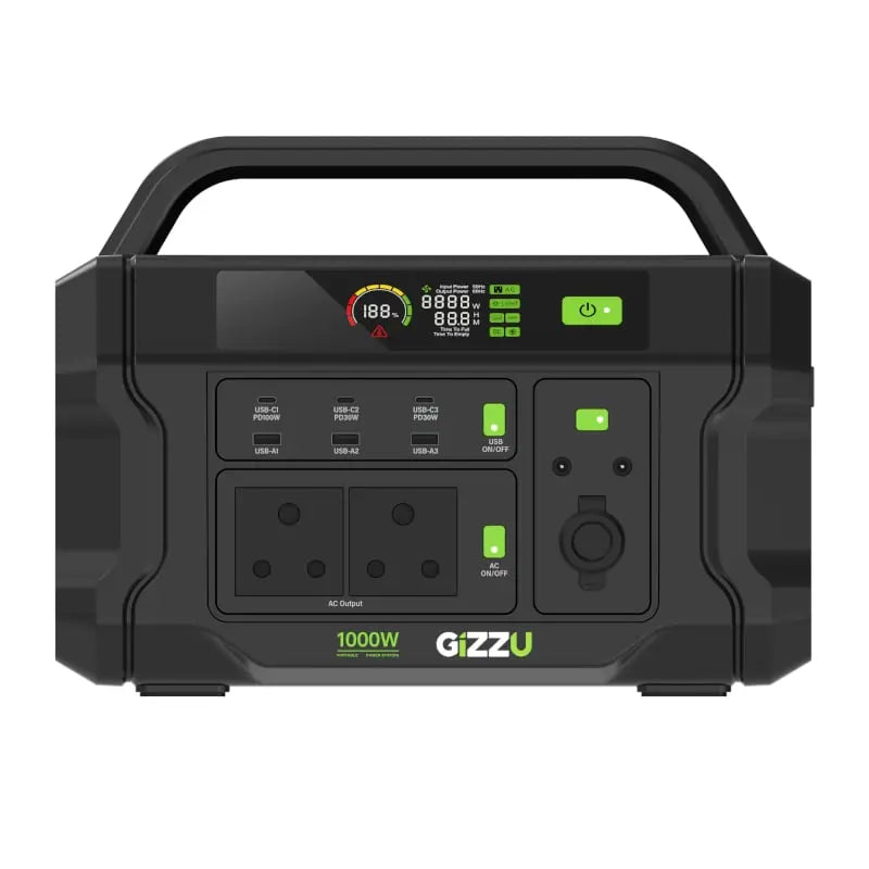 Gizzu Challenger PRO 1120Wh UPS Power Station Y.M Techprops