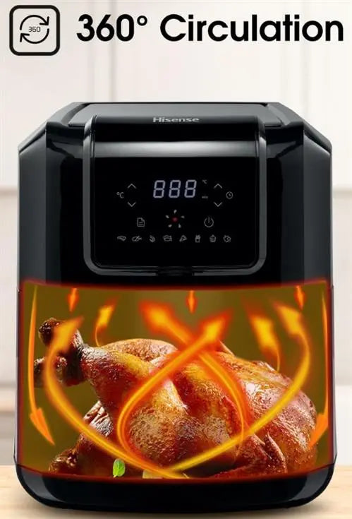 Hisense 6.3 Litre Air Fryer With Digital Touch Control LCD Hisense